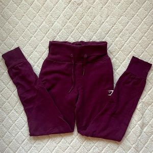 Gymshark Sweatpants Size Small Color: Maroon